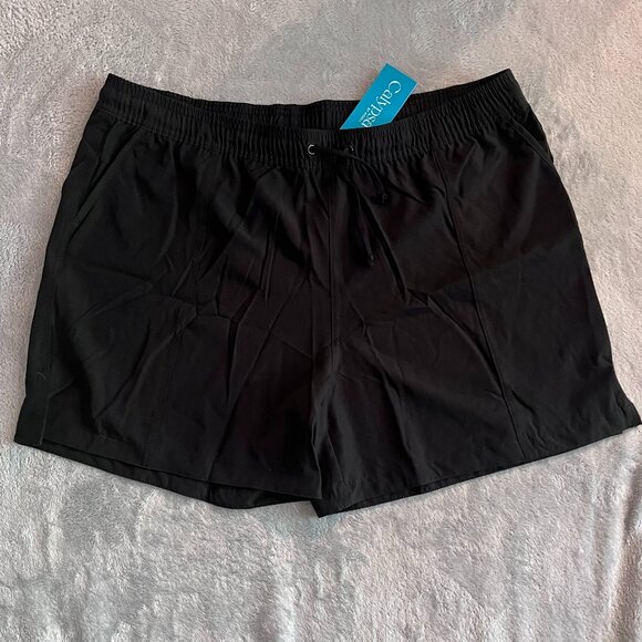 Calypsa 4 inch Black Board Shorts - Size Large - Picture 1 of 6